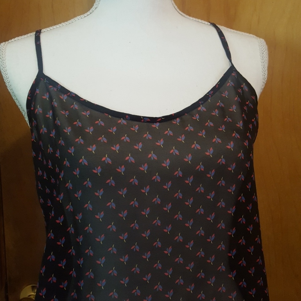 Chiffon by American Apparel Spaghetti Strap Top